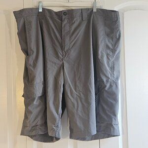 Columbia Sportswear Men's Shorts Size 46 Gray Cargo Shorts Fishing Hiking Pocket